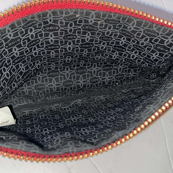 Lodis red leather wristlet - Picture 4 of 4